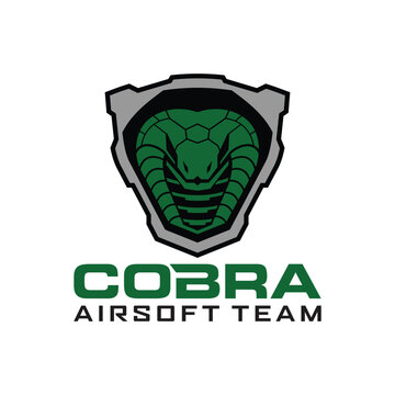 Cobra Logo. Cobra Military Badge Airsoft Team Logo Template
