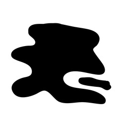 Liquid Stain.Puddle Silhouette