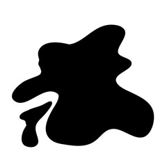 Liquid Stain.Puddle Silhouette