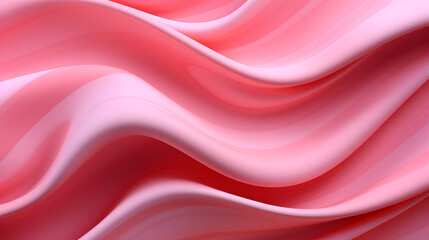 Obraz premium 3D pink silk background generative AI