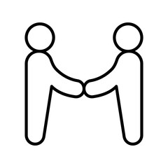 Fototapeta premium Friendship icon