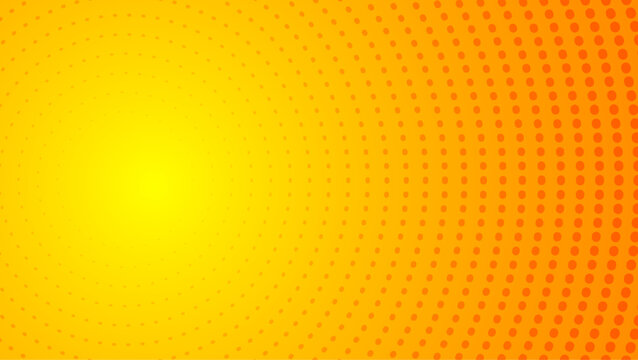 Dotted Circle Pattern abstruct background yellow color
