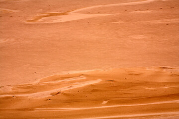 Detailed view of the texture and pattern of a sand dune - Newburgh - Aberdeenshire - Scotland - UK