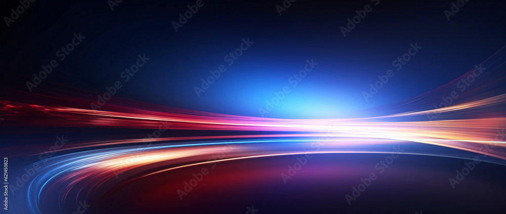 Poster future technology line background and light effect, cyberpunk style background material with a sense