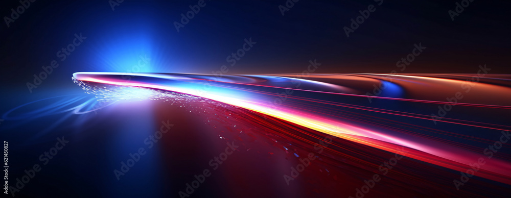 Poster future technology line background and light effect, cyberpunk style background material with a sense
