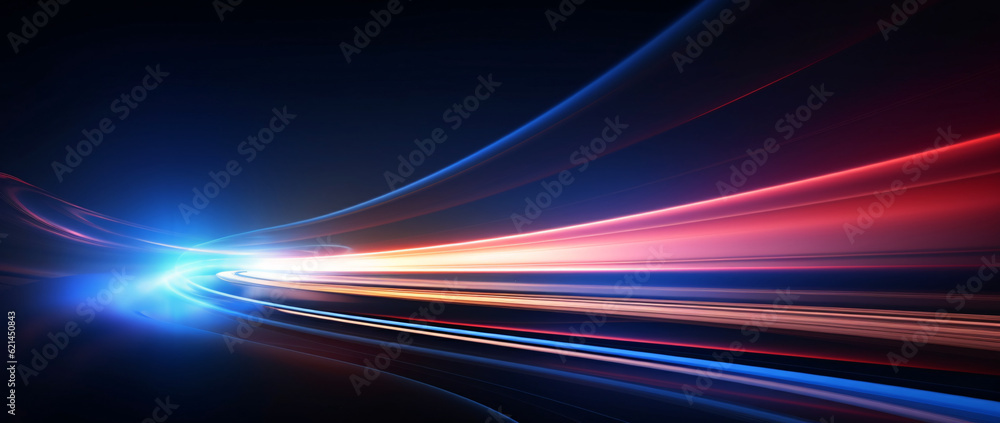 Poster future technology line background and light effect, cyberpunk style background material with a sense