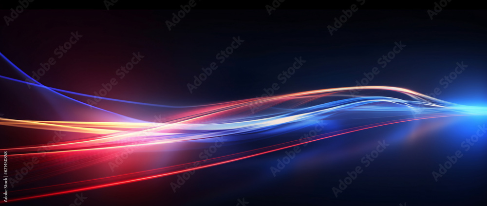 Poster future technology line background and light effect, cyberpunk style background material with a sense