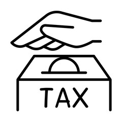 Tax payment icon
