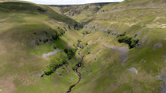 Drone footage of Mukers and the flower meadows in North Yorkshire including footage higher up the valley