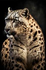 Blackgolden Snowleopard