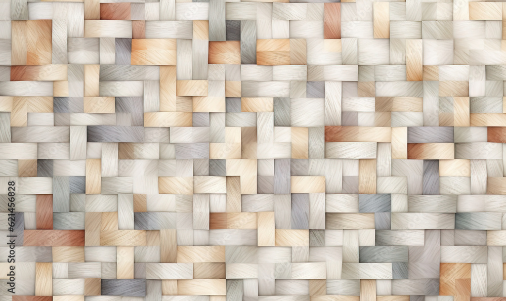 Poster a very nice looking pattern with many different shades of colors. generative ai
