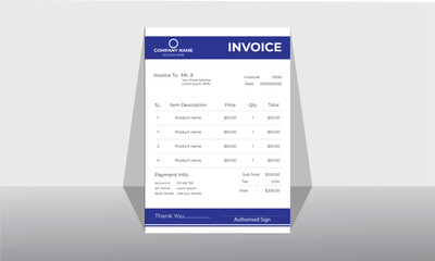 Corporate Business Invoice Design