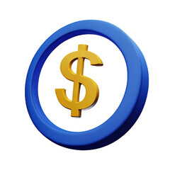 Fototapeta premium dollar sign icon