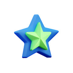 Obraz premium 3d golden star