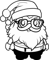 santa claus cartoon element