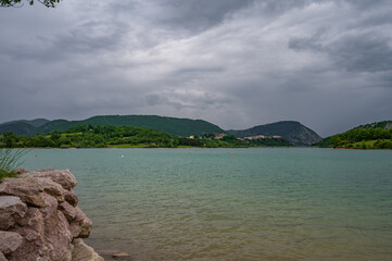 Castel San Vincenzo, Molise. The lake