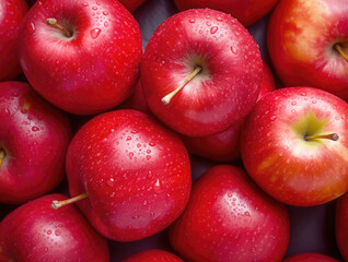 Fototapeta na wymiar Background of red apples