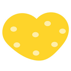 Obraz premium heart with a slice of bread