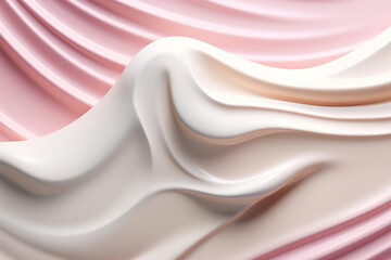Obraz premium Cosmetic cream background. Created with generative Ai technology.
