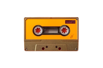 Obraz premium Cassette tape. isolated object, transparent background