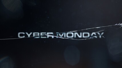 Cyber Monday, Glass Screen Cracking. The video of this image is in my portfolio. 