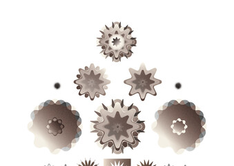 Grain on circular paattern