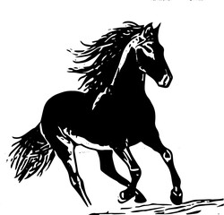 horse vector