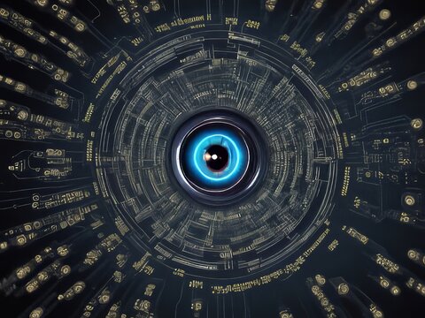 Un ojo de tecnolog&iacute;a de datos