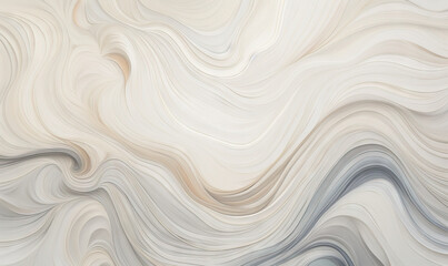  a white and gray abstract background with wavy lines and curves.  generative ai