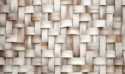  a close up view of a woven material wallpaper pattern.  generative ai