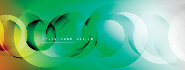 Abstract background - geometric composition created with lights and shadows. Technology or business digital template
