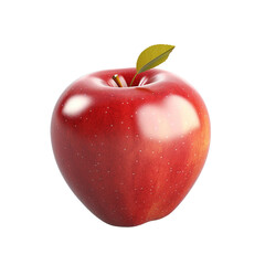 Obraz na płótnie Canvas Fresh Apple. isolated object, transparent background