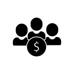 Referral program icon vector. Referral illustration sign. Team symbol. Management logo.