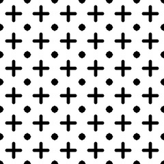 Seamless surface pattern design with quatrefoil figures. Oriental traditional ornament with repeated rounded shapes. Window tracery wallpaper. Grid motif. Digital paper abstract. Vector illustration.