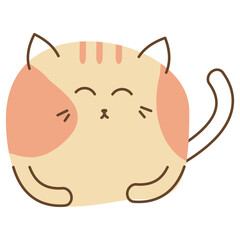 Cute Cat Illustration