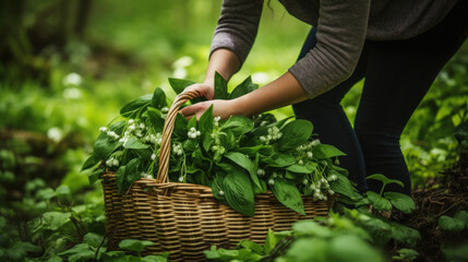 Fototapeta premium Harvesting Plant Generative Ai