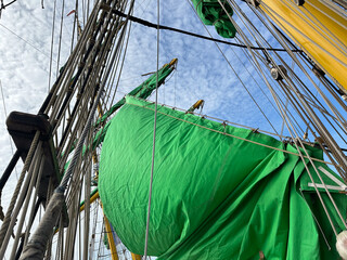 06/24/2023 Kiel Germany: windjammer parade  of the tall sailor Alexander von Humboldt 2