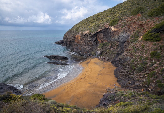 Tranquil Coastal Landscape at Calblanque, Murcia, Spain