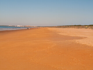 Playa de Punta Umbría, Huelva, Andalucía, España.