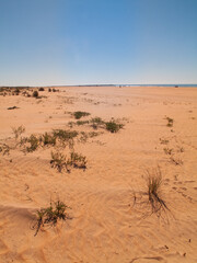 Playa de Punta Umbría, Huelva, Andalucía, España.