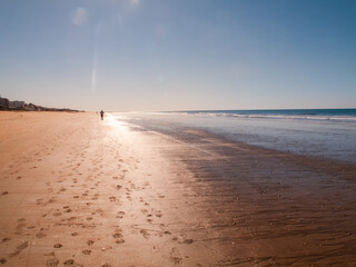 Playa de Punta Umbría, Huelva, Andalucía, España.