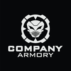 Tactical Armory Skull Logo