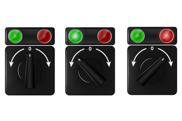cam switch for control panel