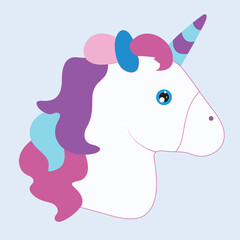cute magical unicorn,sweet kids graphics for t-shirts vector