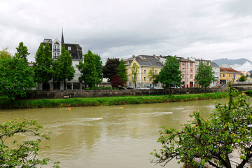 Fototapeta premium Architecture of Villach city in Austria, Europe