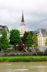 Obraz premium Architecture of Villach city in Austria, Europe