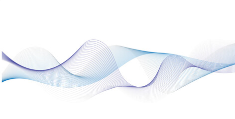 Abstract flowing wave lines. Design element for technology, science, business, modern concept background vector eps 10