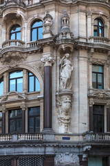 Belgium Leuven View of the city on a sunny autumn day