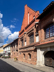 Street view with old house