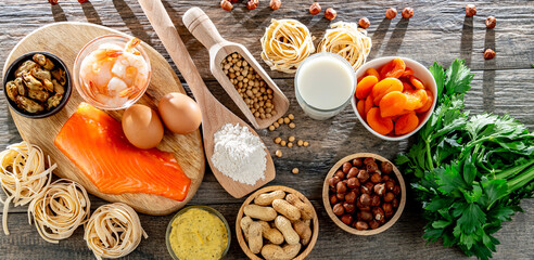 Composition with common food allergens